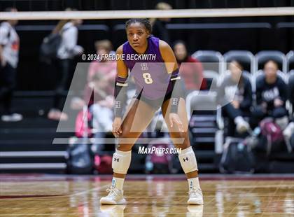 Thumbnail 1 in Neches vs. Harrold (UIL 1A Volleyball Final) photogallery.