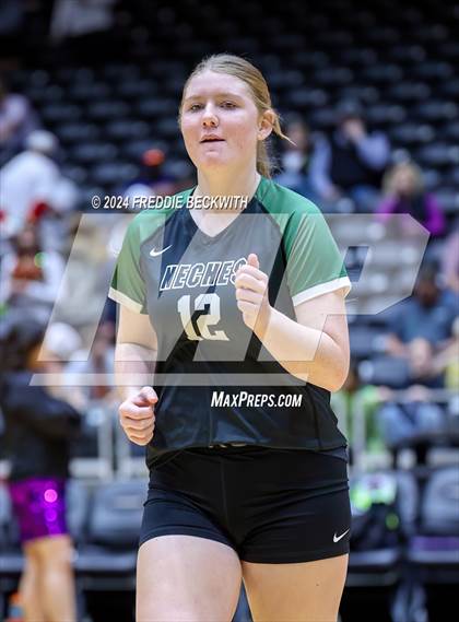 Thumbnail 2 in Neches vs. Harrold (UIL 1A Volleyball Final) photogallery.