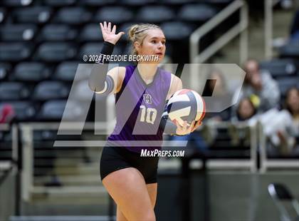Thumbnail 3 in Neches vs. Harrold (UIL 1A Volleyball Final) photogallery.