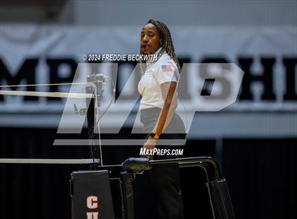 Thumbnail 2 in Neches vs. Harrold (UIL 1A Volleyball Final) photogallery.
