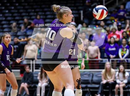 Thumbnail 3 in Neches vs. Harrold (UIL 1A Volleyball Final) photogallery.