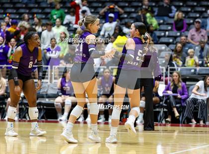 Thumbnail 2 in Neches vs. Harrold (UIL 1A Volleyball Final) photogallery.