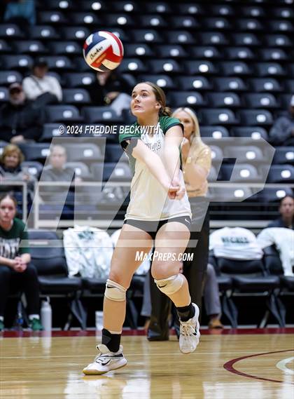 Thumbnail 2 in Neches vs. Harrold (UIL 1A Volleyball Final) photogallery.