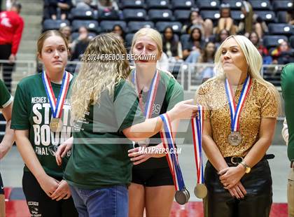 Thumbnail 2 in Neches vs. Harrold (UIL 1A Volleyball Final) photogallery.