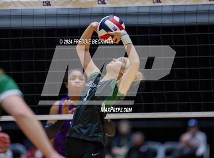 Thumbnail 2 in Neches vs. Harrold (UIL 1A Volleyball Final) photogallery.