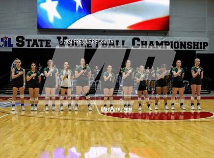 Thumbnail 1 in Neches vs. Harrold (UIL 1A Volleyball Final) photogallery.
