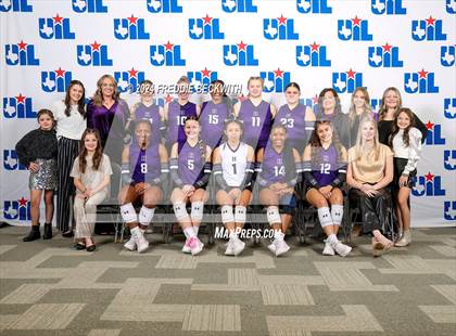 Thumbnail 1 in Neches vs. Harrold (UIL 1A Volleyball Final) photogallery.