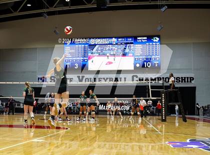 Thumbnail 1 in Neches vs. Harrold (UIL 1A Volleyball Final) photogallery.