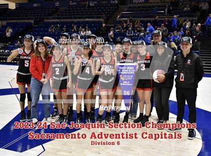 Thumbnail 2 in Sacramento Adventist vs. Faith Christian (CIF SJS D6 Final) photogallery.
