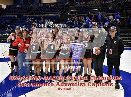 Thumbnail 1 in Sacramento Adventist vs. Faith Christian (CIF SJS D6 Final) photogallery.