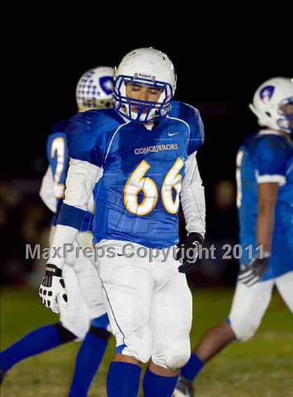 Thumbnail 1 in California Lutheran @ Desert Christian Academy (CIF SS Playoffs) photogallery.