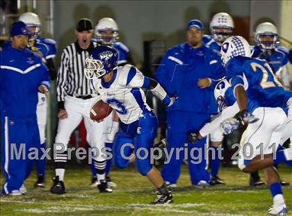 Thumbnail 2 in California Lutheran @ Desert Christian Academy (CIF SS Playoffs) photogallery.