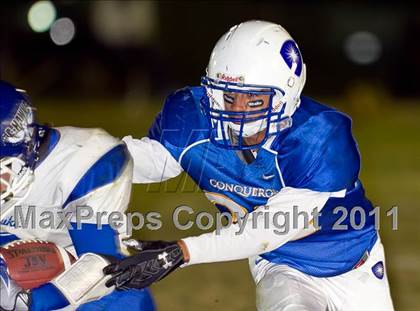 Thumbnail 3 in California Lutheran @ Desert Christian Academy (CIF SS Playoffs) photogallery.