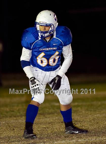 Thumbnail 2 in California Lutheran @ Desert Christian Academy (CIF SS Playoffs) photogallery.