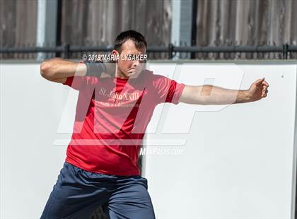 Thumbnail 1 in TAPPS 6A D3 Boys District Track & Field Championships photogallery.