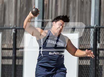 Thumbnail 3 in TAPPS 6A D3 Boys District Track & Field Championships photogallery.