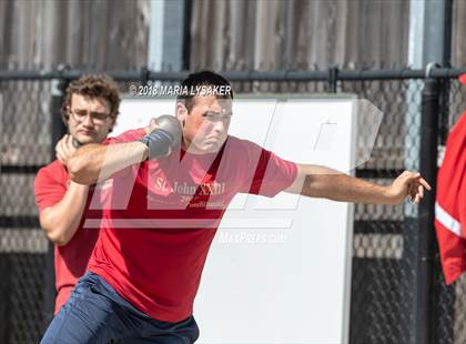 Thumbnail 1 in TAPPS 6A D3 Boys District Track & Field Championships photogallery.