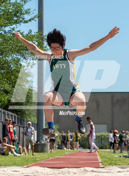 Thumbnail 2 in TAPPS 6A D3 Boys District Track & Field Championships photogallery.