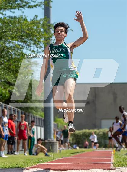 Thumbnail 2 in TAPPS 6A D3 Boys District Track & Field Championships photogallery.