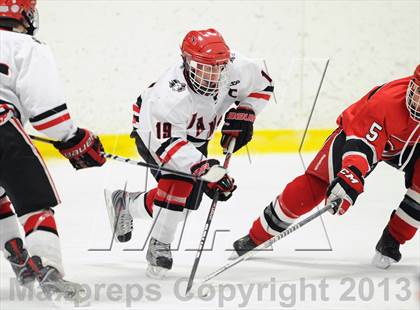 Thumbnail 1 in New Canaan vs. Greenwich (FCIAC Quarterfinal) photogallery.