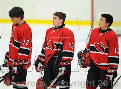 Thumbnail 2 in New Canaan vs. Greenwich (FCIAC Quarterfinal) photogallery.