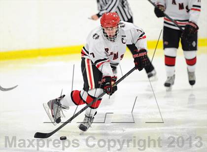 Thumbnail 2 in New Canaan vs. Greenwich (FCIAC Quarterfinal) photogallery.