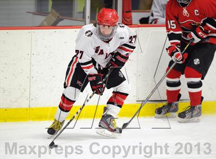 Thumbnail 2 in New Canaan vs. Greenwich (FCIAC Quarterfinal) photogallery.
