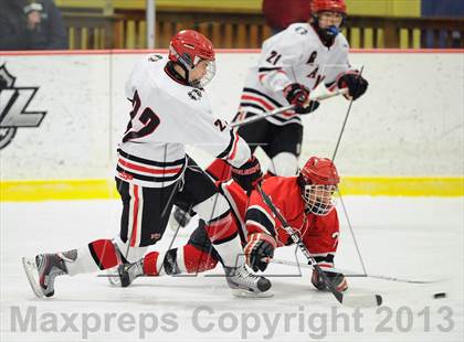 Thumbnail 3 in New Canaan vs. Greenwich (FCIAC Quarterfinal) photogallery.