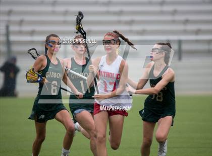 Thumbnail 3 in Cardinal Gibbons vs. Charlotte Catholic (NCHSAA 4A Final) photogallery.