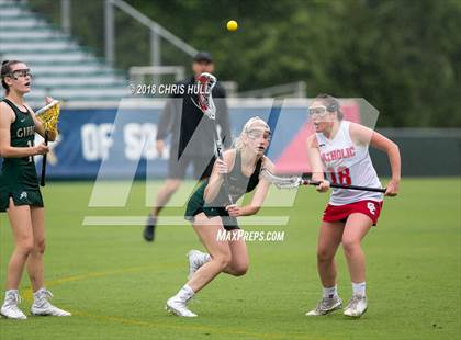Thumbnail 3 in Cardinal Gibbons vs. Charlotte Catholic (NCHSAA 4A Final) photogallery.