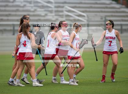 Thumbnail 1 in Cardinal Gibbons vs. Charlotte Catholic (NCHSAA 4A Final) photogallery.