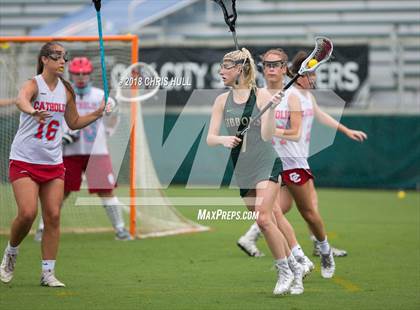 Thumbnail 2 in Cardinal Gibbons vs. Charlotte Catholic (NCHSAA 4A Final) photogallery.
