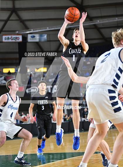 Thumbnail 2 in Curtis vs. Olympia (WIAA 4A Final) photogallery.
