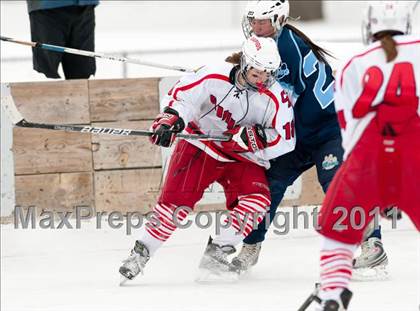 Thumbnail 3 in Coon Rapids vs Blaine (Outdoor Classic JV) photogallery.