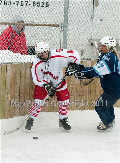 Thumbnail 1 in Coon Rapids vs Blaine (Outdoor Classic JV) photogallery.