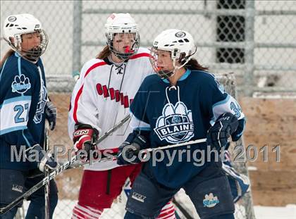 Thumbnail 3 in Coon Rapids vs Blaine (Outdoor Classic JV) photogallery.