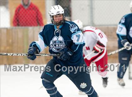 Thumbnail 2 in Coon Rapids vs Blaine (Outdoor Classic JV) photogallery.