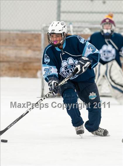 Thumbnail 2 in Coon Rapids vs Blaine (Outdoor Classic JV) photogallery.