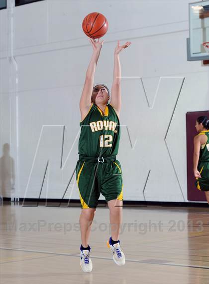 Thumbnail 1 in Royal vs. Burroughs (La Canada Tournament) photogallery.