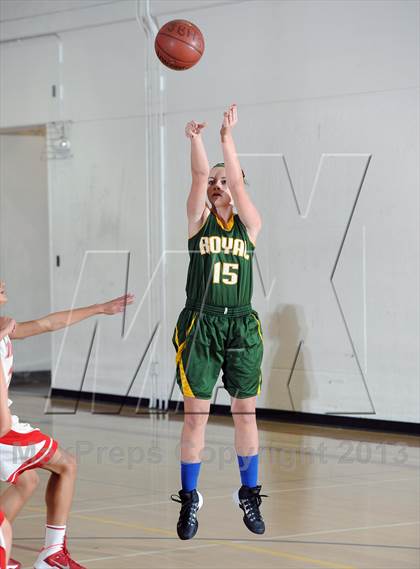 Thumbnail 2 in Royal vs. Burroughs (La Canada Tournament) photogallery.