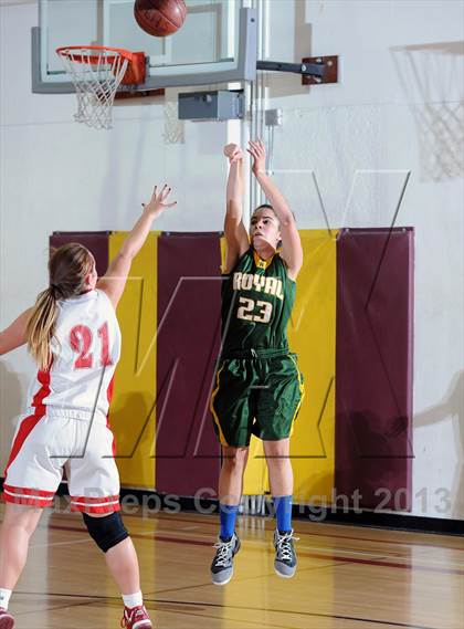 Thumbnail 1 in Royal vs. Burroughs (La Canada Tournament) photogallery.