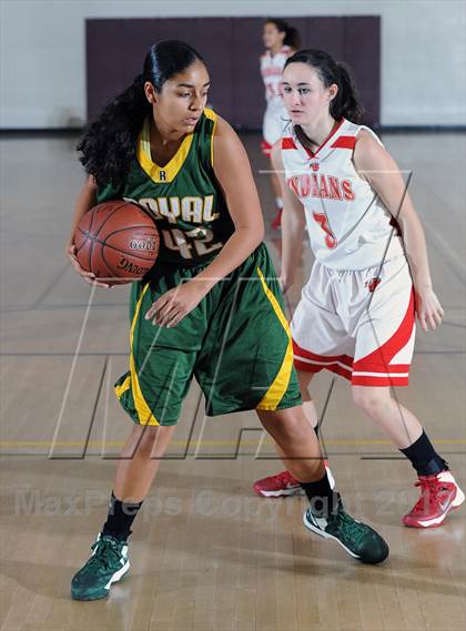 Thumbnail 1 in Royal vs. Burroughs (La Canada Tournament) photogallery.