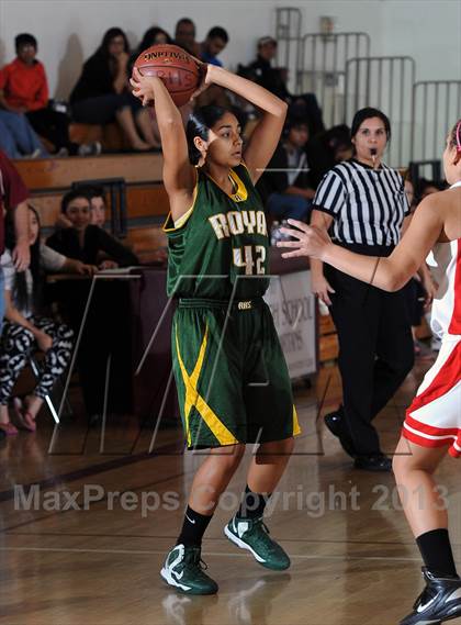 Thumbnail 1 in Royal vs. Burroughs (La Canada Tournament) photogallery.