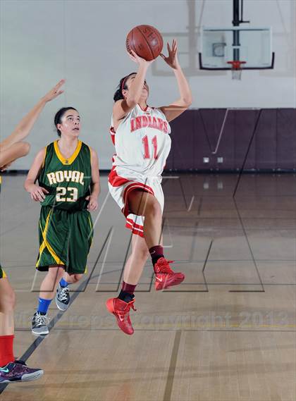 Thumbnail 2 in Royal vs. Burroughs (La Canada Tournament) photogallery.