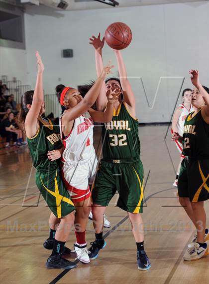 Thumbnail 2 in Royal vs. Burroughs (La Canada Tournament) photogallery.