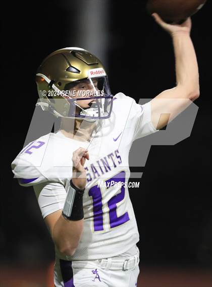 Thumbnail 2 in St. Augustine vs St. Pius X-St. Matthias Academy (CIF State Bowl Regional Final Div 4-A) photogallery.
