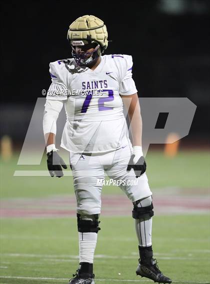 Thumbnail 1 in St. Augustine vs St. Pius X-St. Matthias Academy (CIF State Bowl Regional Final Div 4-A) photogallery.