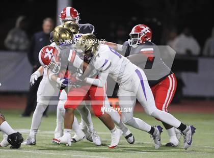 Thumbnail 1 in St. Augustine vs St. Pius X-St. Matthias Academy (CIF State Bowl Regional Final Div 4-A) photogallery.