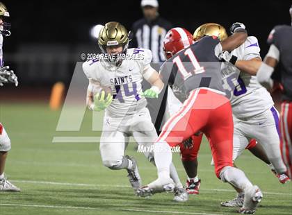 Thumbnail 1 in St. Augustine vs St. Pius X-St. Matthias Academy (CIF State Bowl Regional Final Div 4-A) photogallery.