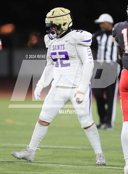 Thumbnail 3 in St. Augustine vs St. Pius X-St. Matthias Academy (CIF State Bowl Regional Final Div 4-A) photogallery.